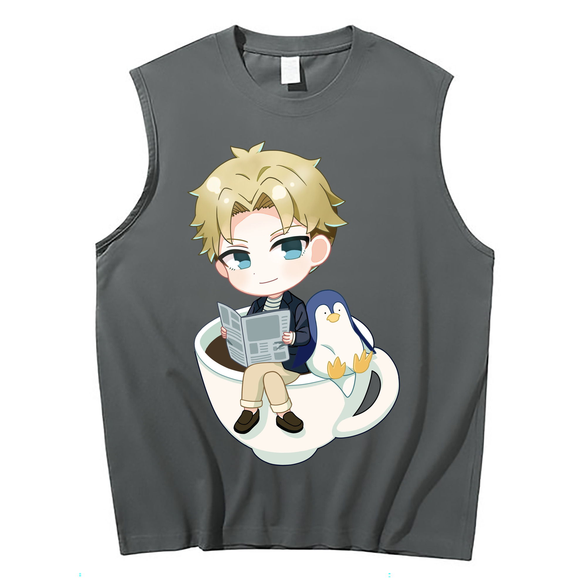 （画像用） SPY×FAMILY间谍家家酒 コットン100％タンクトップ（フロントプリント）